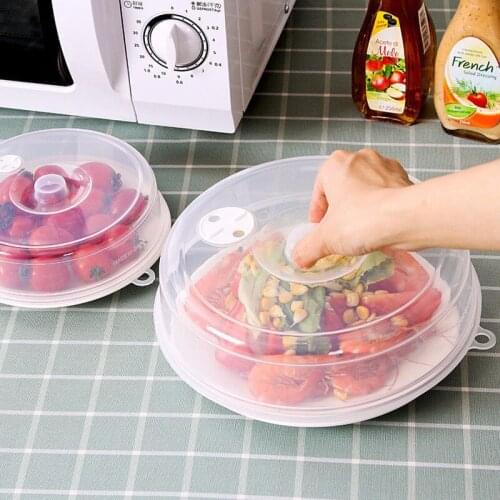 Plastic Sealing Cover Food Storage Lid Microwave Oven Crisper Cap Refrigerator Dish Lids Plate Dustpoof Cover Kitchen Tool