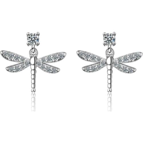 Net red diamonds simple temperament personality popular wild design sense shape silver plated stud earrings WE042