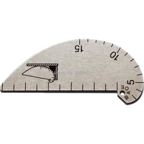 Water drop shape Welding Gauge Gage Key Weld Seam Fillet Test Ulnar Inspection Rule