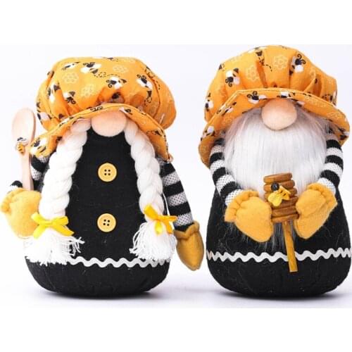 Bumble Bee Chef Gnome Scandinavian Tomte Nisse Swedish Honey Elf Home Farmhouse Kitchen Decor