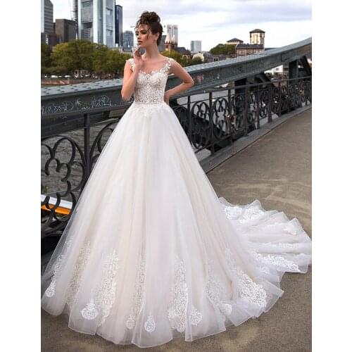 Ruby Bridal Fast Shipping Ball Gown Wedding Dress 2020 Sexy Top See Through Bridal Gown Court Train платье свадебное свадьба