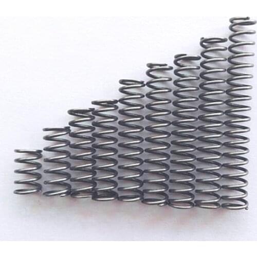 1.2x6mm Compressed Springs, 1.2mm Wire Diameter x 6mm Outer Diameter x (5-50)mm Free Length, Spring Steel Extension Spring，10pcs