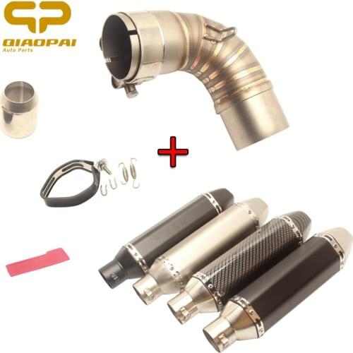 Motorcycle Exhaust System Muffler Escape DB Killer 51 Mid Tube Link Pipe for Honda Cb1000r CB 1000R CB 1000 R Exhaust 2008-2016