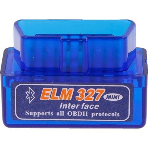 1PC Bluetooth V2.1 Mini Elm 327 OBDII Scanner OBD Car Diagnostic Tool Code Reader Elm327 Obd2 Scanner For Android / Windows