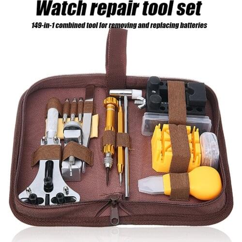 149pcs Watches Battery kits Replacement Watch Band Link Remover Spring Bar Protable Tool Kits