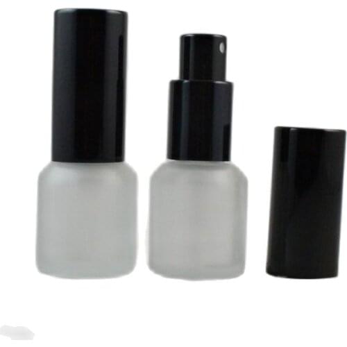 15ML 20pcs/lot Clear Frosted High Grade Glass Perfume Bottle, Cosmetic Lotion Pump Bottle, DIY Elegant Liquid Spray Container