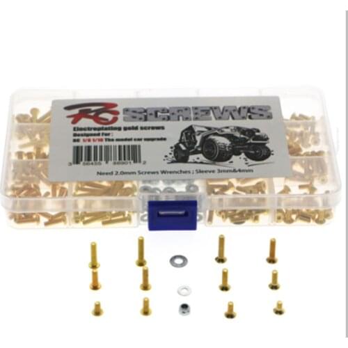 330PCS Upgrade Metal Screws Kit Replacement For 1/10 RC Car Axial SCX10 Traxxas TRX-4 HSP 94111 Repair Tool Parts