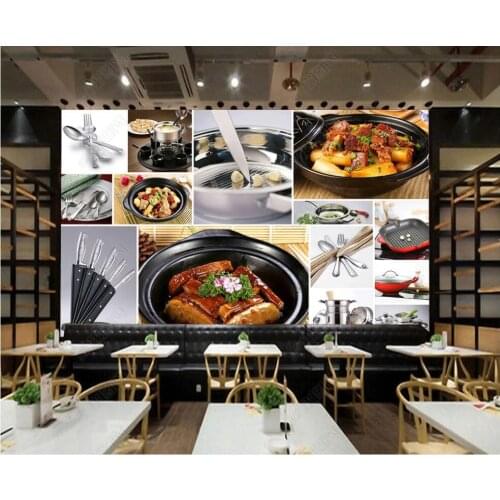 3d wallpaper custom mural photo Kitchen utensils delicious kitchen restaurant home decor 3d wall murals wall paper for walls 3 d