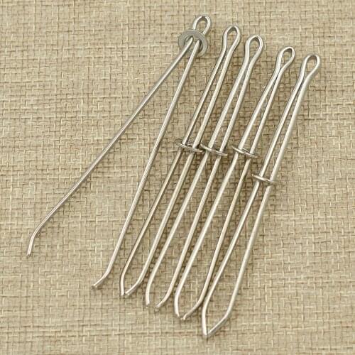 5pcs High Quality Metal Easy-Pull Bodkin To Insert Elastic Band Tools For Women DIY Making Clothes Pants Accessories