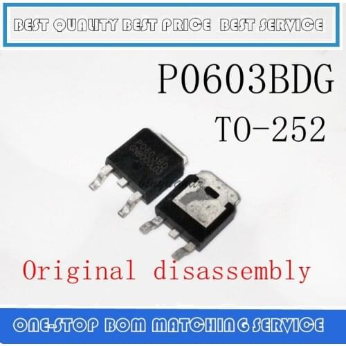 50PCS-200PCS P0603BD P0603BDG P0603BDL TO-252 In Stock