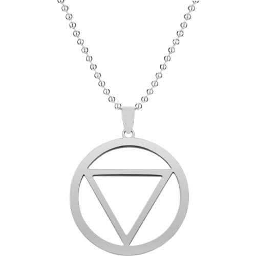 Akatsuki Hidan Ninja Jashin Necklace Trinity Symbol Baptism Catholicism Anime Religious Pendant New Anime Jewelry 2021 Wholesale