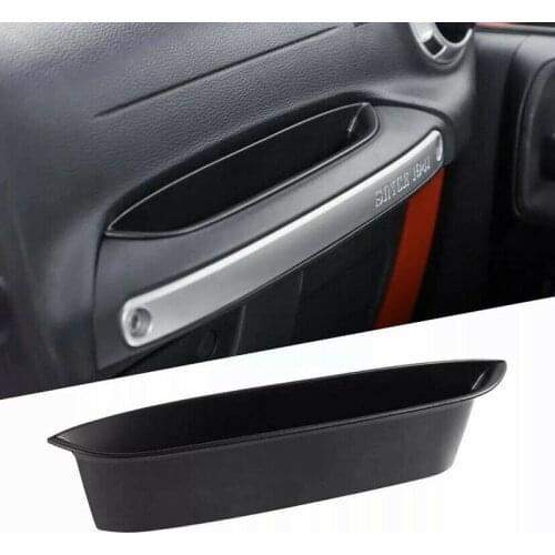 Car Accessories ABS Plastic Auto Door Armrest Handle Storage Tray Organizer Box For 2007-2010 Jeep Wrangler JK JKU
