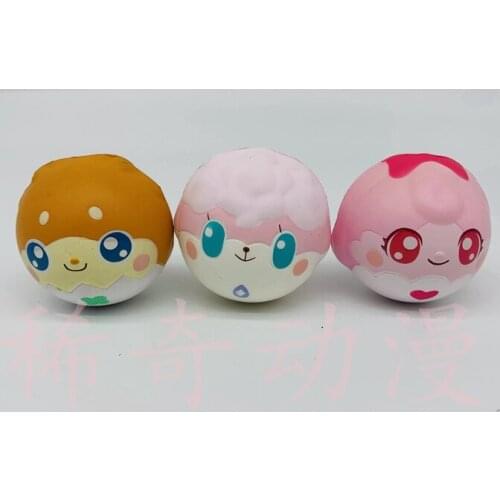 Bandai Genuine Cocotama Squishy PU Low Carbon Environmental Protection Material High Resilience Action Figure Toys