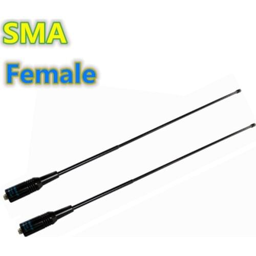 2PCS Nagoya NA-771 SMA-Female Walkie Talkie Antenna VHF UHF Dual Band 38cm For Kenwood Baofeng UV-5R BF-888S UV-82 Radio