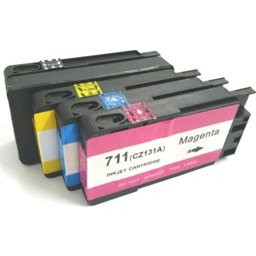 Einkshop Compatible For HP 711 711 XL CZ133A CZ130A CZ131A CZ132A Ink Cartridges for HP DesignJet T 520 / 120 Printers