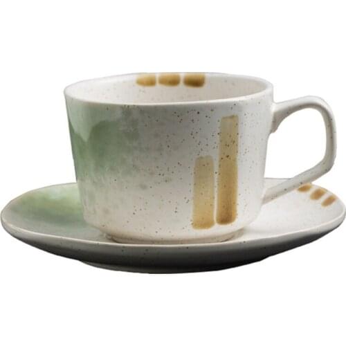 Personality Ceramic Mug Milk Tea Cup Retro Porcelain Coffee Cup 200ml Personality Breakfast Cup