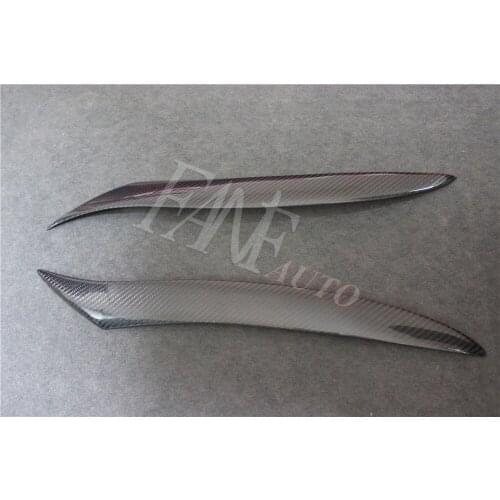 Carbon Fiber Headlight Cover Eyebrows Eyelids for Mazda RX 8 RX8 MK2 2009-2012