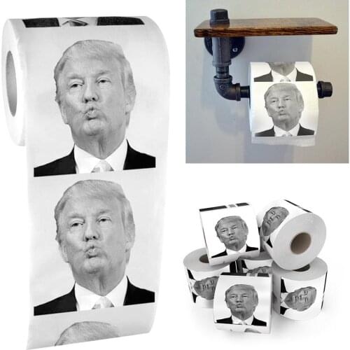 1 Roll Creative Novelty Printed Toilet Paper Roll Napkin Pure Wood Pulp Toilet Roll Paper Tissue Bathroom Product