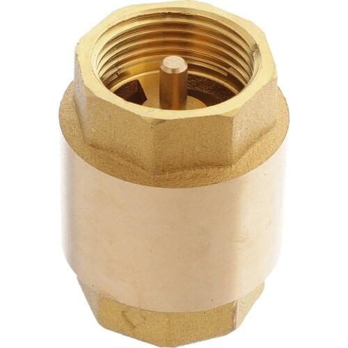 3/4 '' One-way Inline Check Valve Made of Solid Brass Water Gas