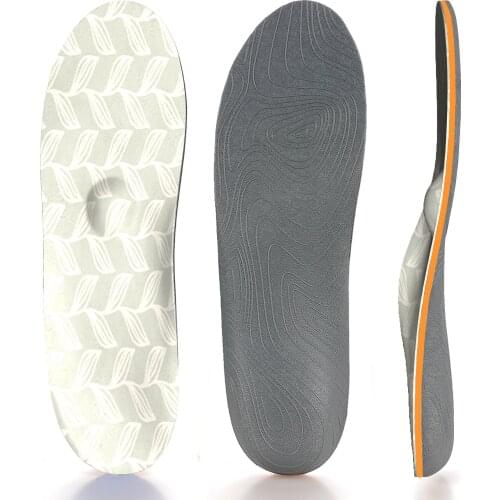 Beige Leaf Memory Foam Original Arch Support Insoles, Plantar Fasciitis Relief Shoe Inserts,Thick Orthotic Insoles Men and Women