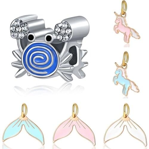 Bracelet charms silver plata de ley original spacer wooden beads for jewelry making reflexions butterfly charm