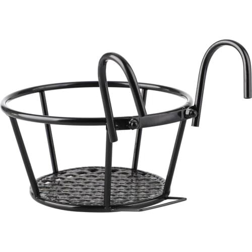 Hanging Railing Plant Holder Round Detachable For Indoor And Outdoor Use Flower Pot Stand