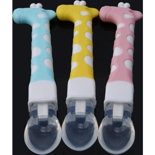 Baby Feeding Practical Spoon Non-toxic Durable Soft Silicon Material Portable Tableware Kitchen Eco Friendly