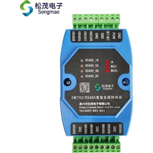 RS485 to 3-channel 485 Output Multiplexer MODBUS One-in-three-out Distributor SM700-B