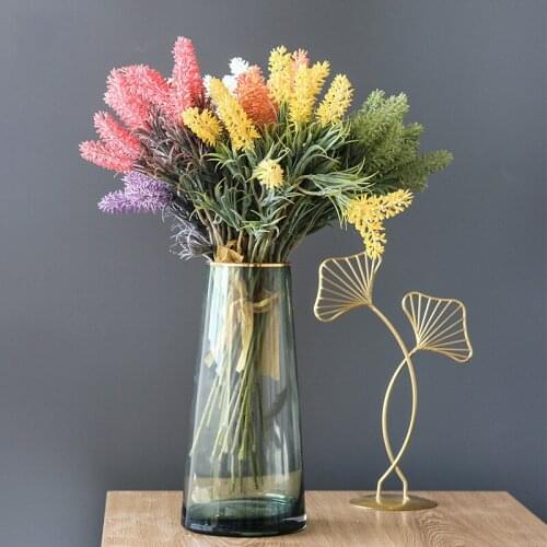 Scandinavian plastic lavender handhold wedding imitation flower imitation plant interior decoration fake flowers