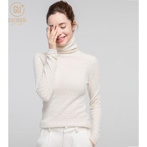 Sweater female turtleneck women s pullover long invierno 2019 autumn winter plus size Christmas white sexy high collar hollow