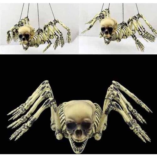 Halloween spider party Decoration Ghost House Spider Skull skeleton hanging ghost mask Party Bar Decorations