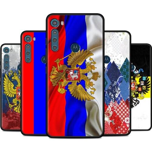 Vintage Russia Flag Cover for Motorola One Fusion Hyper G9 Play G8 Power Lite G30 E6s Edge Plus G Stylus Mobile Phone Case