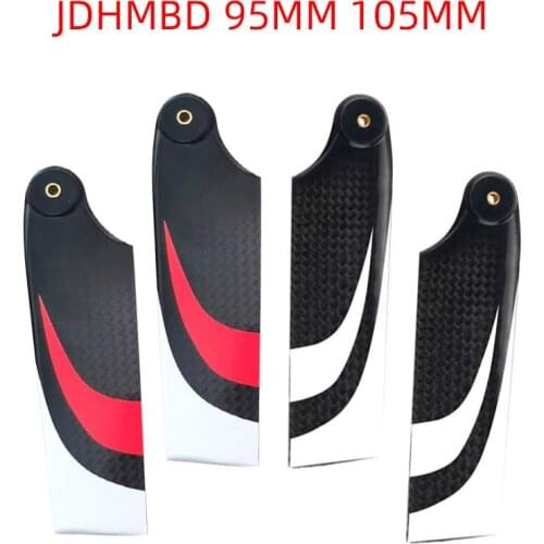 JDHMBD High Quality Carbon Fiber 95mm Tail Blades for Align Trex 550 600 KDS A5 GUAI X5 XL550 GARTT SAB580 RC Helicopter spare