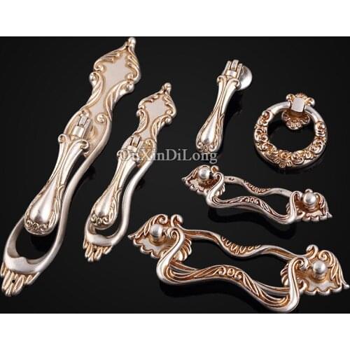 Classic 2PCS European Retro Kitchen Cabinet Door Handles Cupboard Wardrobe Drawer Dresser Wine Cabinet Pulls Handles and Knobs
