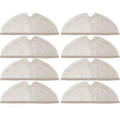 8PCS Mop Cloth Replacement Mop Pad for Xiaomi Roborock S5Max S50 S51 S55 S60 S6 Maxv Sweeping Robot Accessories