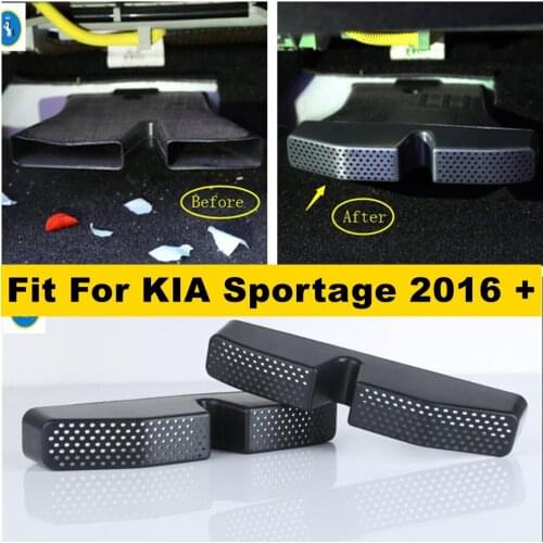 Auto Accessory Seat Under Heat Floor Air AC Duct Vent Outlet Dust Plug Cover Kit Fit For KIA Sportage 2016 2017 2018 2019 2020