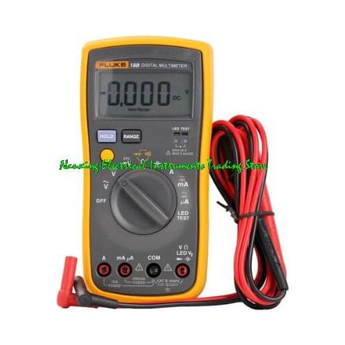 Fast arrival Fluke 18B+ F18B+ AC DC Voltage Current Digital Multimeter DMM with LED Tester