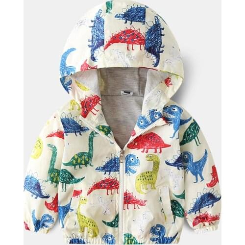 H1261 Spring Autumn Baby girl clothes boys jacket Hooded baby coat Cotton Children coat Toddler kids clothing