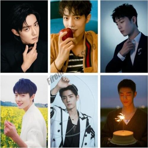 Canvas Painting Wall Art Xiao Zhan Posters and Prints Wall Decor Nordic Home Decoration Pictures for Living Girl Room Decor