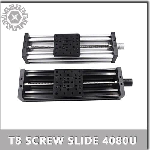 DIY 3D Printer Z-axis Lead Screw T8 Z-axis CNC Sliding Table 150mm 200mm 250mm Linear Guide Rails Actuator Bundle Kit