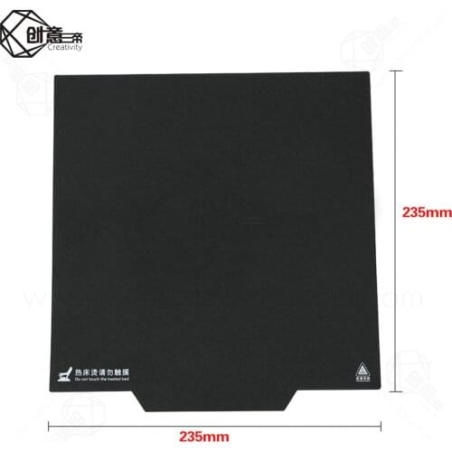 Creativity 3D Printer Parts Magnetic base Print Bed Tape 235X235mm Square Heatbed Sticker Hot Bed Build Plate Surface Flex Plat