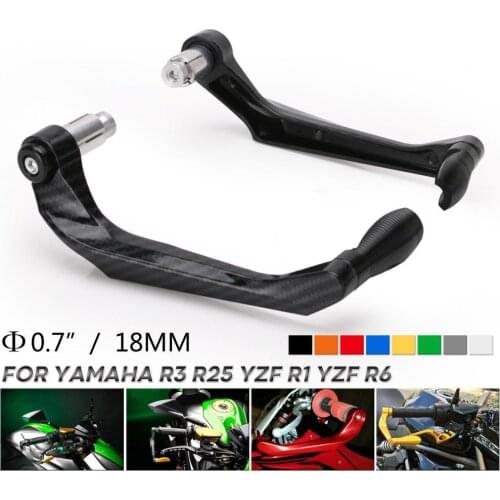 Motorcycle Handlebar Pads Grips Motocross Dirt Pit Bike CNC Brake Clutch Pry Bar Protector Guard for Yamaha R3 R25 Yzf R1R6