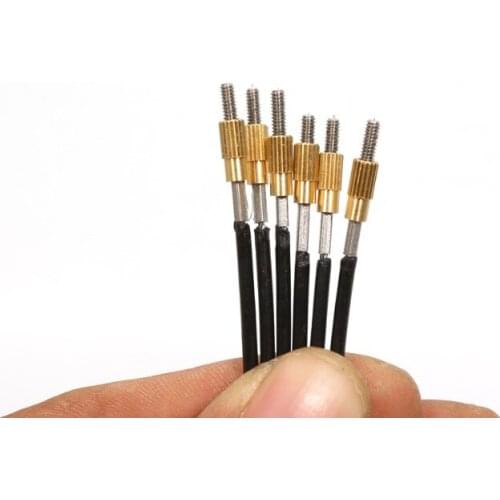 New 4/4 violin tail gut tie violin tailpiece metal core strong violin accessories