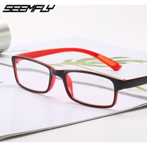 Seemfly Reading Glasses Men Women Resin Lens Presbyopic Hyperopia Eyeglasses TR90 Eyewear Oculos De Grau 1.5 +2.0 +2.5 +3.0