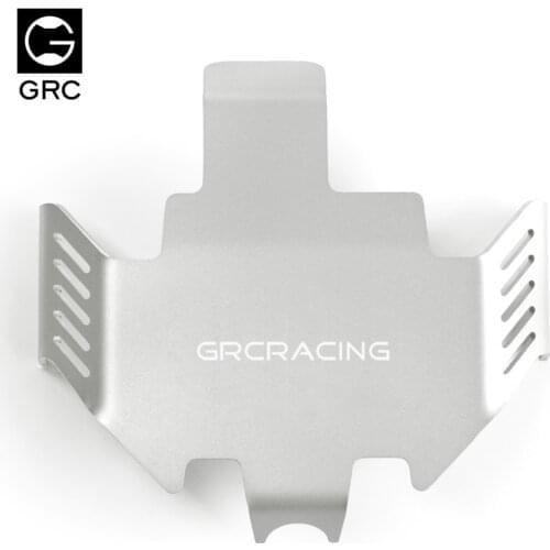 GRC Chassis Protection Stainless Steel Plate / Armor W/Logo For 1/10 Traxxas TRX-4 Defender Upgrade part accessories #GAX0106A1