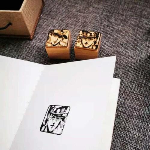 6 Styles Jojo Bizarre Adventure Cosplay Prop Wood Seal