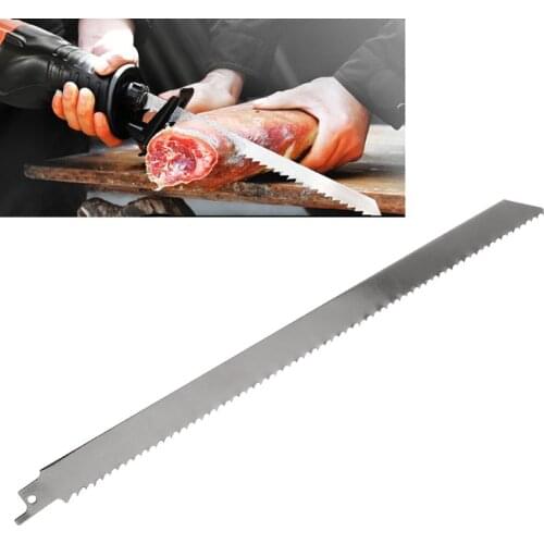 Stainless Steel 300mm Reciprocating Power Saw Blade With Fine Tooth Effective For Cutting Wood Woodworking Tool Accessories