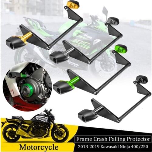 Ninja 250 400 Frame Sliders For KAWASAKI NINJA400 NINJA250 2018-2021 2020 Body Engine Guard Crash Protector Falling Protection