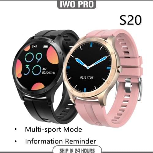 IWO PRO S20 Smart watch men IP67 weaterproof full touch screen 170 mah long standby smartwatch women for android ios iphone