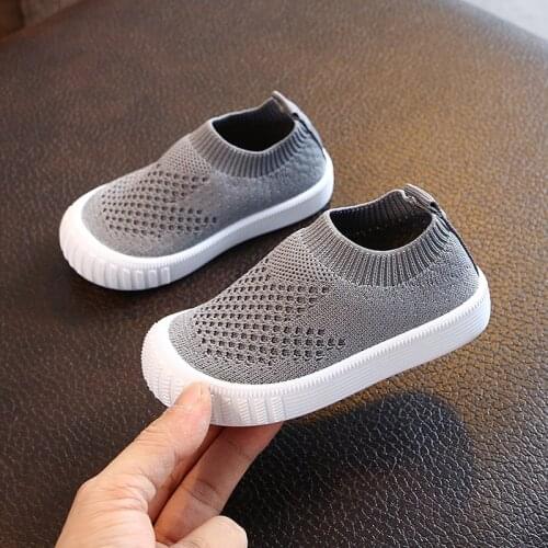 2020 Spring New Solid Color Cartoon Childrens Shoes Boys Single Shoes Baby Shoes Girls Cute Breathable Toddler Shoes
